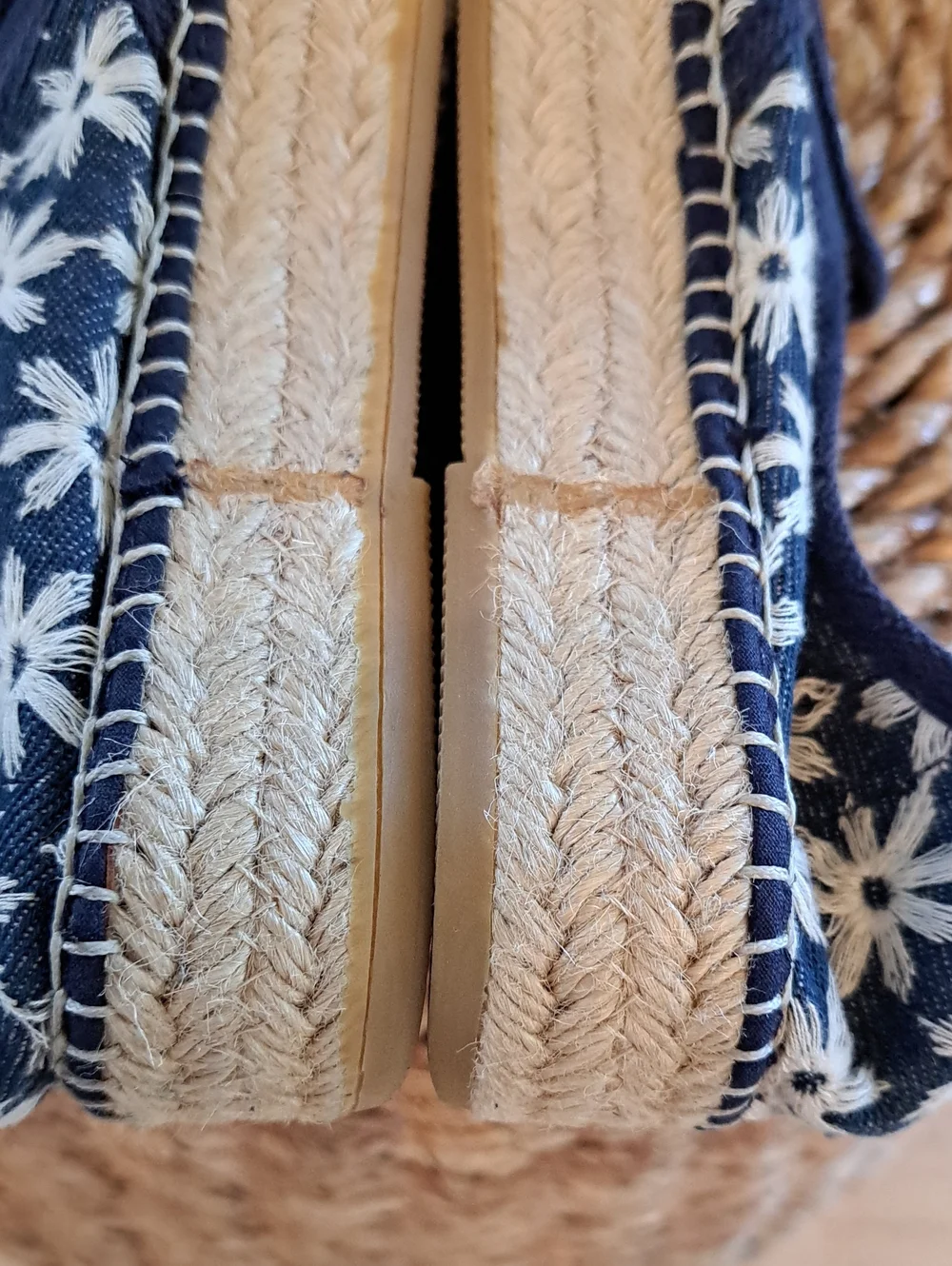 Toni Pons Origens Womens Floral Print Denim Vacation Eapadrille Loafers 38/7.5